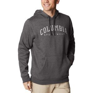 Columbia Mens Varsity Logo Trek Hoodie Sweatshirt XXL Charcoal Heather - NWT